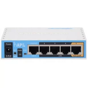 Mikrotik hAP ac liteRouterOS L4 64MB RAM, 5xLAN, 2.4/5GHz 802.11a/n/ac, 1xUSB M (MT RB952Ui-5ac2nD) - Routery - miniaturka - grafika 1