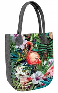 Sunlovers, Torba filcowa City, Dżungla, 42x35x10 cm - Torebki damskie - miniaturka - grafika 1