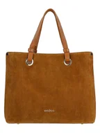 Torebki damskie - Wojas Skórzana torebka w kolorze jasnobrązowym - 34 x 28 x 12,5 cm - miniaturka - grafika 1