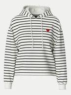 Bluzy damskie - Pieces Bluza Chilli 17157466 Écru Regular Fit - miniaturka - grafika 1