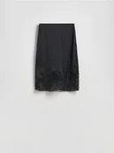 Spódnice - Reserved - Spódnica z koronką - czarny - miniaturka - grafika 1