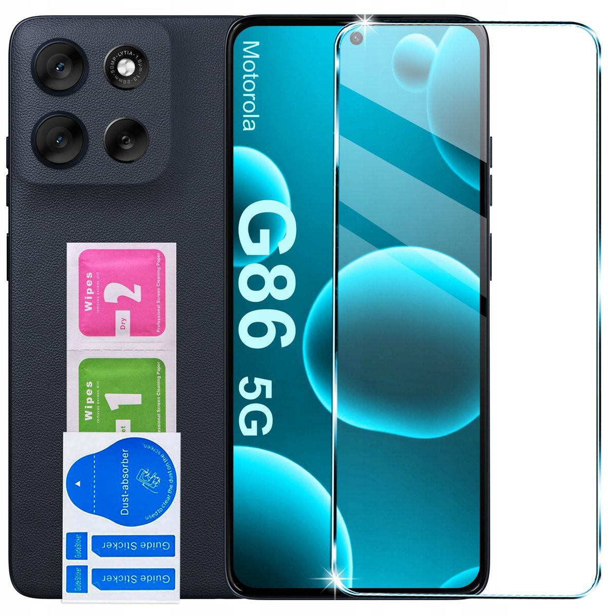 Szkło Hartowane 9H Szybka SZKIEŁKO OCHRONNE do Motorola G86 G86 Power 5G