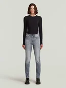 Spodenki damskie - G-Star Dżinsy - Slim fit - w kolorze szarym - miniaturka - grafika 1