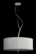 Lampy sufitowe - Lampa wisząca Eve - kolor beżowy, biały - 1133 - miniaturka - grafika 1