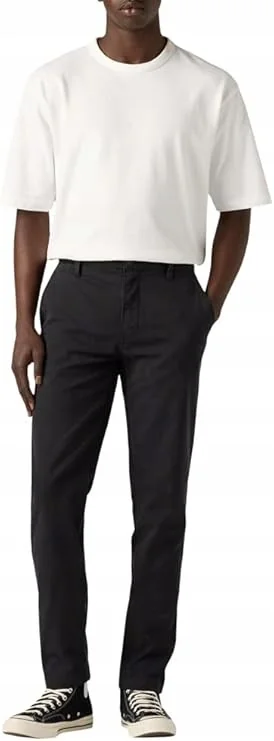 Męskie Spodnie Casual Levi's XX Chino Straight Czarne Pirate Black W29 L32