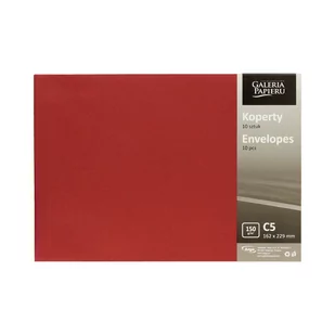 Koperty C5 czerwone Pearl 150g (10) - Koperty - miniaturka - grafika 1