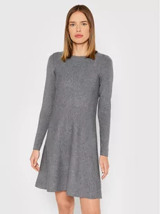 Vero Moda Sukienka dzianinowa Nancy 10206027 Szary Relaxed Fit - Sukienki - miniaturka - grafika 1