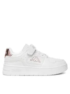 Buty dla dziewczynek - Kappa Sneakersy YG240060-01S Biały - miniaturka - grafika 1