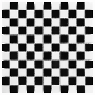 Mozaika kamienna Pure b&w mix 25 30.5x30.5 cm - Płytki ceramiczne Mozaika kamienna Pure b&w mix 25 30.5x30.5 cm - Płytki ceramiczne - miniaturka - grafika 1