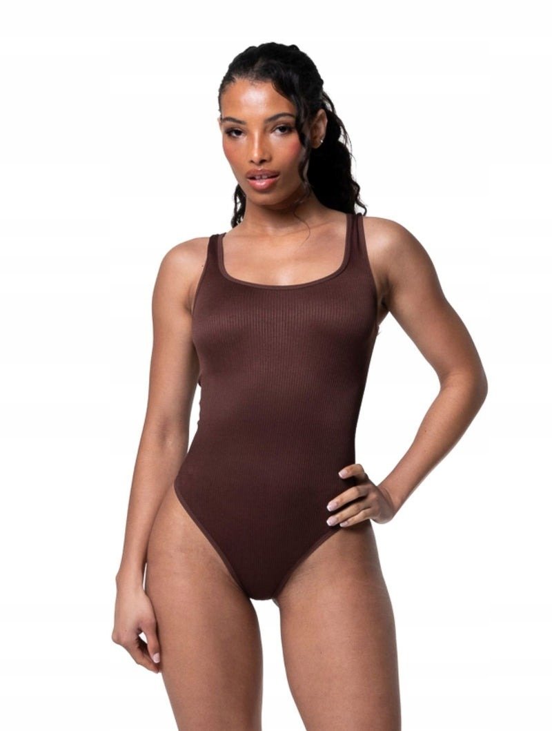 Body damskie Heyshape modelujące prążkowane L