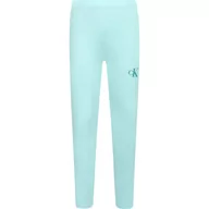 Spodnie sportowe damskie - CALVIN KLEIN JEANS Legginsy | Slim Fit - miniaturka - grafika 1