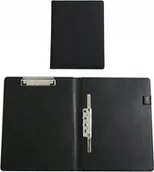 Deski z klipsem - Clipboard Teczka Aktówka Organizer Podkładka Do Pisania Deska Z Klipsem A4 Czarna - miniaturka - grafika 1