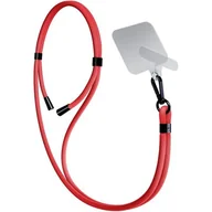 Pozostałe akcesoria do telefonów - Smycz do telefonu 3MK EasyClip Czerwony - miniaturka - grafika 1