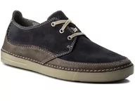 Półbuty męskie - Clarks, Półbuty męskie, Clarks Gosler Edge, granatowy, rozmiar 40 - miniaturka - grafika 1