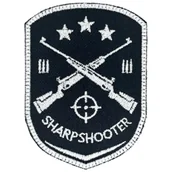 Odzież taktyczna i umundurowanie - Patch Sharpshooter 65mm x 90mm - miniaturka - grafika 1