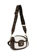 Torebki damskie - 19V69 WŁOCHY - Damska torba na ramię Camilla Silver, WOMEN SHOULDER BAG Kobiety, Dark Brown/Beżowy - miniaturka - grafika 1