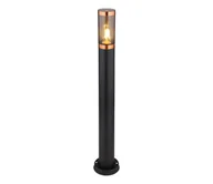 Lampy ogrodowe - Globo 31588BC - Lampa zewnętrzna BOSTON 1xE27/23W/230V IP44 80 cm czarny/miedź - miniaturka - grafika 1