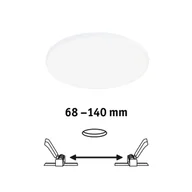 Oprawy, klosze i abażury - Paulmann Veluna Edge LED montaż IP44 4 000 K Ø16cm - miniaturka - grafika 1