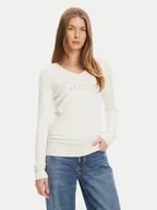 Swetry damskie - Guess Sweter W5YR24 Z2NQ2 Écru Regular Fit - miniaturka - grafika 1