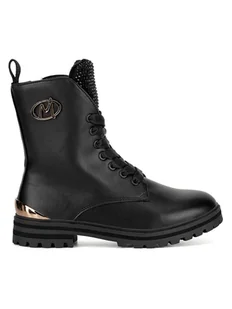 MEXX Botki MI001711843W Czarny - Botki damskie - miniaturka - grafika 1