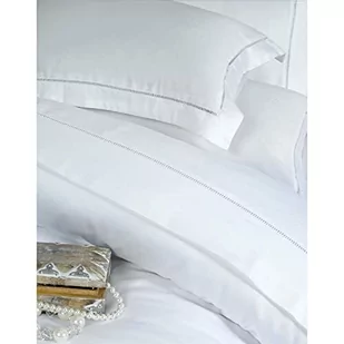 Cotton dorchester 1000 Thread Count 100% White Duvet Cover Hotel Quality, Double King Super King, biały, Super King 12397114 - Pościel dla dzieci - miniaturka - grafika 1