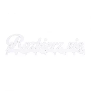 Furnigo Wieszak ścienny Rozbierz się biały F-Rozbb - Wieszaki i stojaki - miniaturka - grafika 1