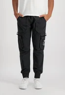 Spodnie męskie - spodnie bojówki ALPHA INDUSTRIES - TACTICAL JOGGER BLACK-M - miniaturka - grafika 1