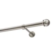 Karnisze - Karnisz DECASTYL Gałka Max pojedynczy 200cm Stal nierdzewna - miniaturka - grafika 1