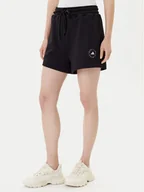 Spodenki damskie - adidas by Stella McCartney Szorty sportowe True Casuals IK9093 Czarny Loose Fit - miniaturka - grafika 1