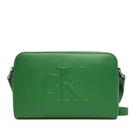Torebki damskie - Torebka Calvin Klein Jeans Sculpted Ew Camera Bag LV04K3036G Zielony - miniaturka - grafika 1