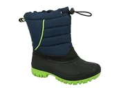 Kozaki damskie - Tom Tailor 4275401 półdługie kozaki, granatowo-czarno-limonkowe, 28 EU - miniaturka - grafika 1