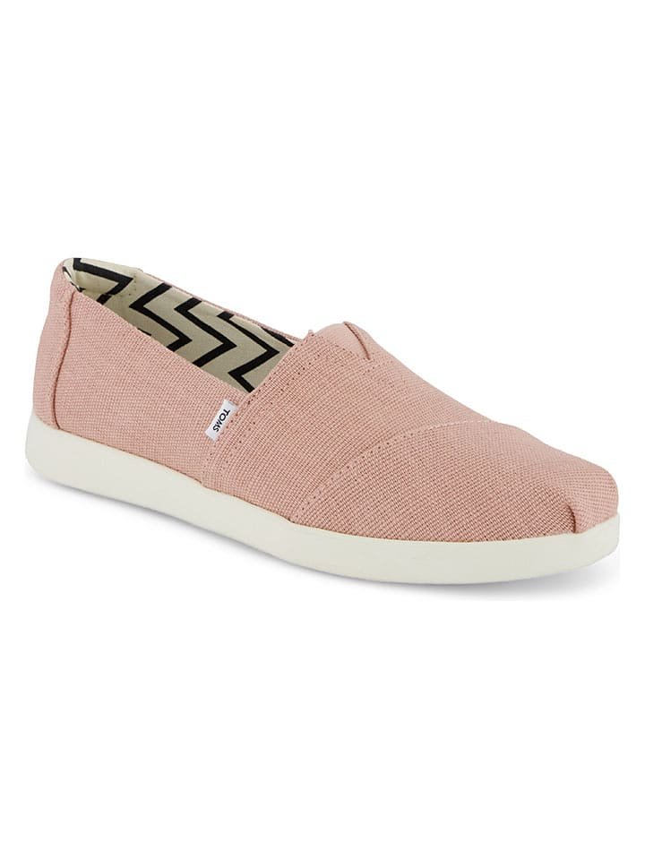TOMS Slippersy w kolorze jasnoróżowym