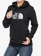 Bluzy sportowe damskie - Bluza z kapturem damska The North Face Drew Peak Pullover Hoodie - tnf black - miniaturka - grafika 1