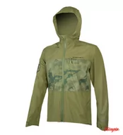 Kurtki rowerowe - Kurtka rowerowa Endura SingleTrack Waterproof Jacket II Green Olive - miniaturka - grafika 1