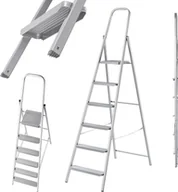 Drabiny - Kadax KADAX Drabina stalowa Steel Home 6 stopni - miniaturka - grafika 1