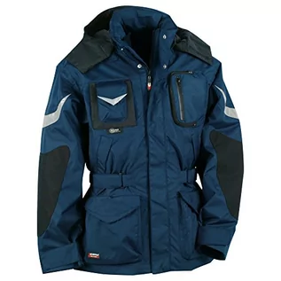 Kurtki męskie - Cofra S.r.l. Cofra ICESTORM V006 kurtka zimowa typu parka, kurtka przeciwdeszczowa z podpinką i cordurą, niebieski V006-0-02.Z50 - grafika 1