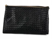 Kosmetyczki, organizery i kuferki - KOSMETYCZKA UNISEX EKO-SKÓRA czarna XL - miniaturka - grafika 1