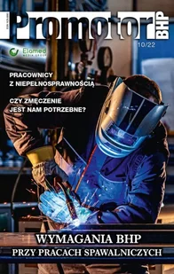 Promotor BHP | nr 10/2022 [pdf] - Bezpieczeństwo - miniaturka - grafika 1