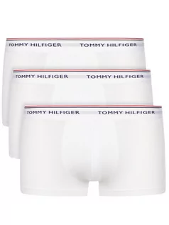 Majtki męskie - Tommy Hilfiger Komplet 3 par bokserek 3P Lr Trunk 1U87903841 Biały - grafika 1