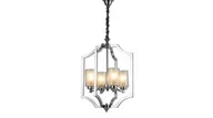 Lampy sufitowe - Lumina Deco Deco LAMPA WISZĄCA LOFT CHROMOWANA VIGATTO W8 LDP 1224-8 (CHR) - miniaturka - grafika 1