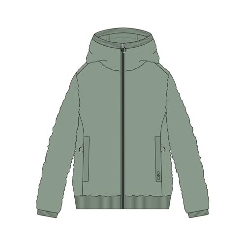 CMP Damska kurtka futrzana Teddy z stałym kapturem, Mineral, 42