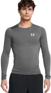 Koszulki męskie - Koszulka męska UNDER ARMOUR HeatGear szara XL - miniaturka - grafika 1