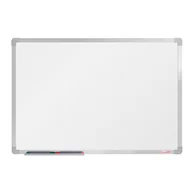 Tablice i flipcharty - boardOK Biała magnetyczna tablica boardOK, 90 x 60 cm, eloksowana rama VOK060090-1100 - miniaturka - grafika 1