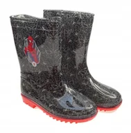 Buty dla dziewczynek - Kalosze Dziecięce Gumowce SPIDERMAN 8740 czarny 24 - miniaturka - grafika 1