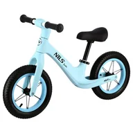 Rowerki biegowe - RB100 BLUE ROWEREK BIEGOWY NILS FUN - miniaturka - grafika 1