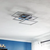 Lampy sufitowe - Briloner Lampa sufitowa LED Frame, CCT, 4-pkt., aluminium - miniaturka - grafika 1