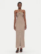 Sukienki - Marciano Guess Sukienka dzianinowa 5GGK48 5811Z Beżowy Slim Fit - miniaturka - grafika 1