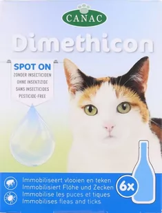 Krople na pchły i kleszcze dla kota 6x1ml - Artykuły przeciw pasożytom - miniaturka - grafika 1