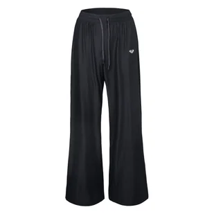 Damskie Spodnie ROXY RISE & VIBE RIB WIDE LEG PANTS ERJNP03556-KVJ0 – Czarny - Spodnie damskie - miniaturka - grafika 1