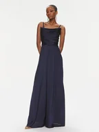 Sukienki - Rinascimento Sukienka wieczorowa CFC0117804003 Granatowy Regular Fit - miniaturka - grafika 1